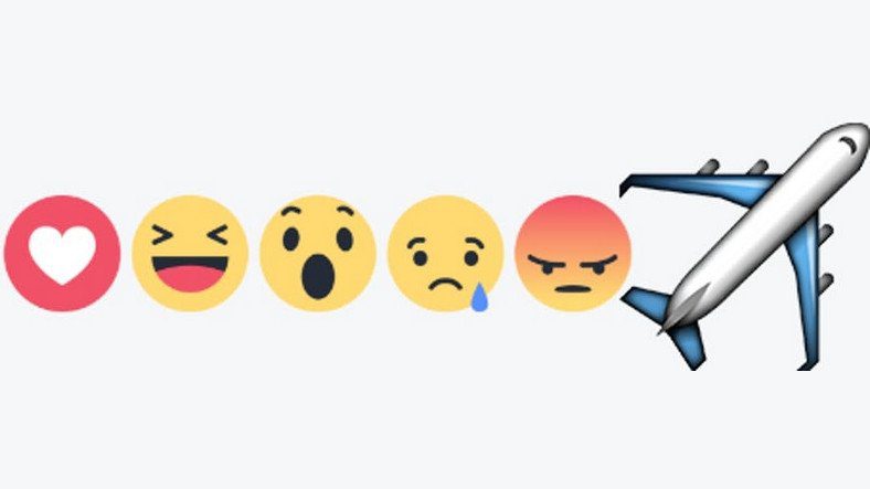 FacebookBí mật của biểu tượng cảm xúc 'Máy bay' được thêm vào nút thích của '