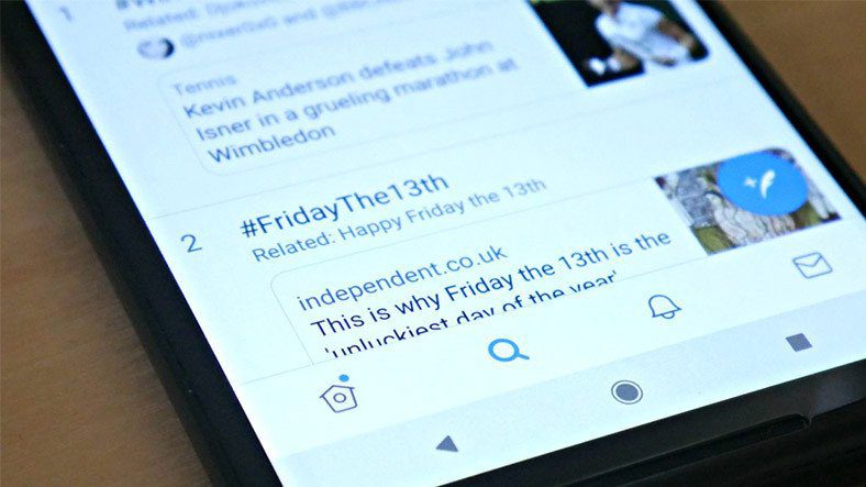 Twitter, Android İçin Alt Kısma Gezinme Çubuğu Ekledi