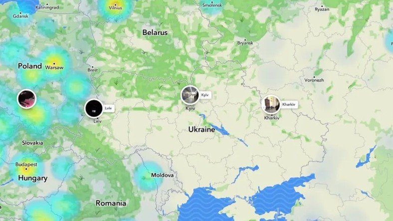 Snapchat vô hiệu hóa tính năng bản đồ Snap ở Ukraine