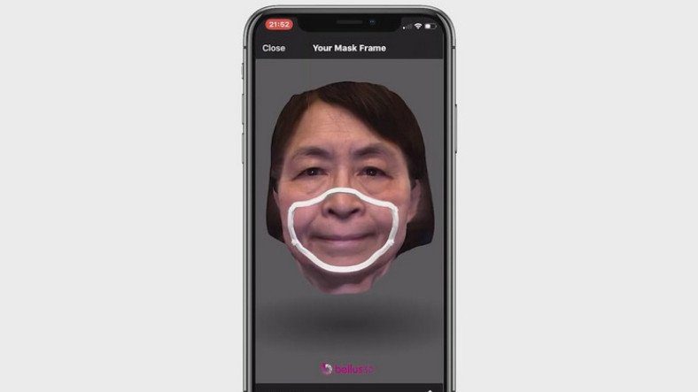 Ứng dụng thiết kế mặt nạ trang bị đầy đủ FaceID cho iPhone