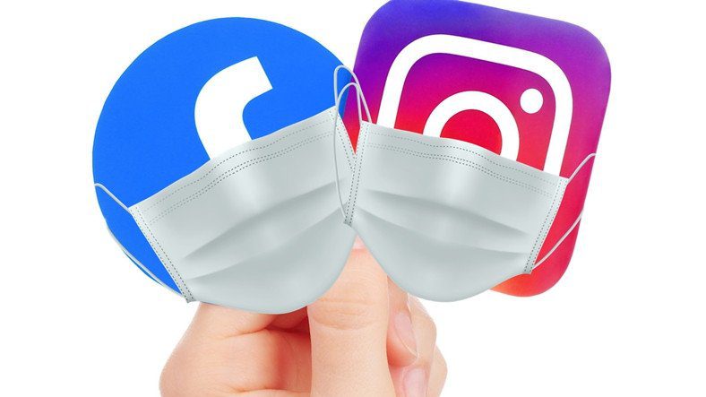 Facebook và InstagramSắp có cảnh báo 'Đừng đeo khẩu trang'