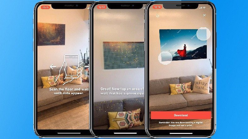 Shutterstock Thực tế tăng cường iOS 'Xem trong phòng'