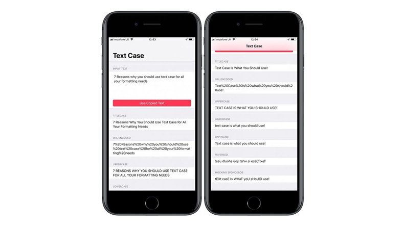 Ứng dụng chuyển đổi văn bản tốt nhất cho iOS: Text Case