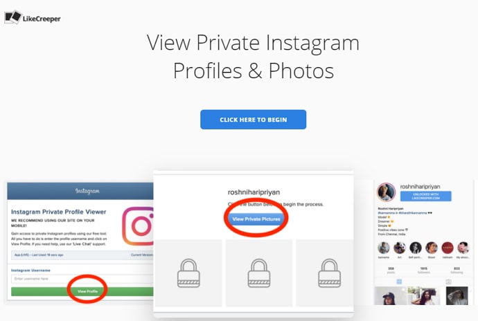 xem hồ sơ cá nhân trên instagram