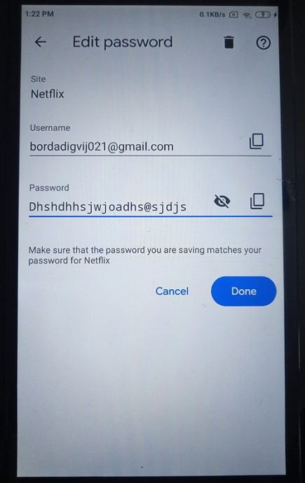 xem mật khẩu net Netflix của bạn