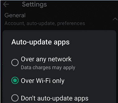 tự động cập nhật ứng dụng android