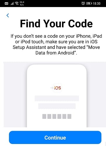 chuyển-sang-iOS-tìm-mã-hiển-thị-của-bạn