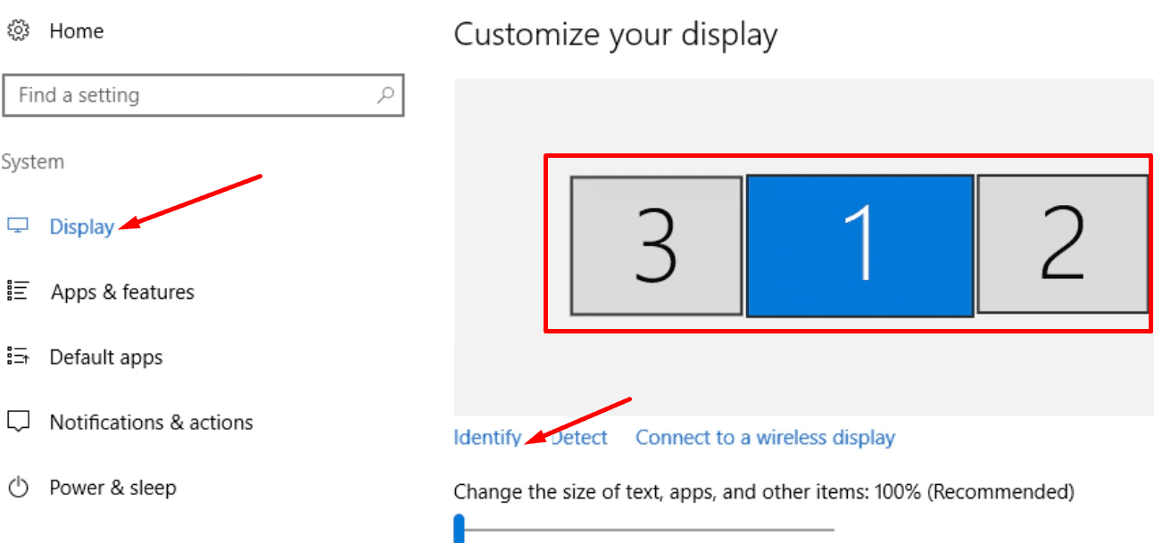 thay đổi thứ tự màn hình Windows 10