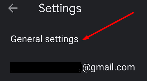 cài đặt ứng dụng Gmail chung