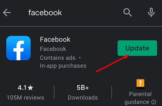 facebook-application-update 