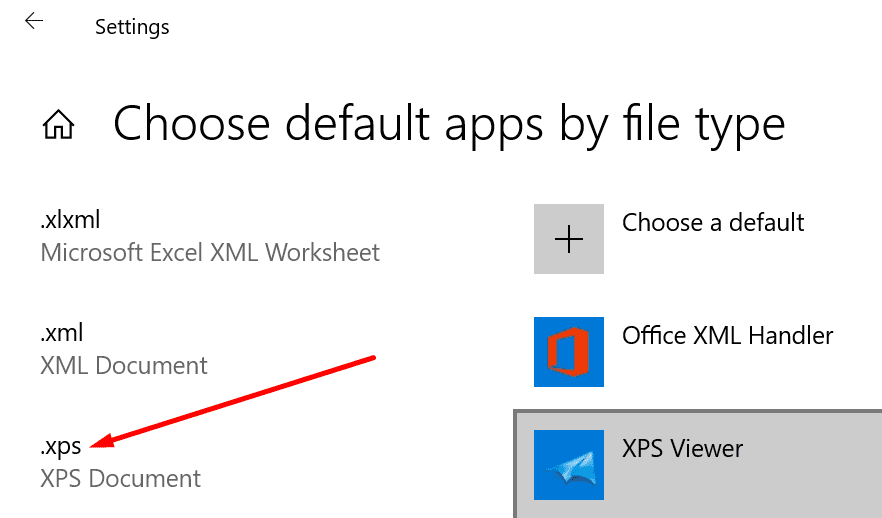 Windows  10 chọn ứng dụng mặc định dựa trên loại tệp