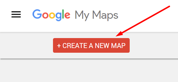 google bản đồ của tôi tạo một bản đồ mới