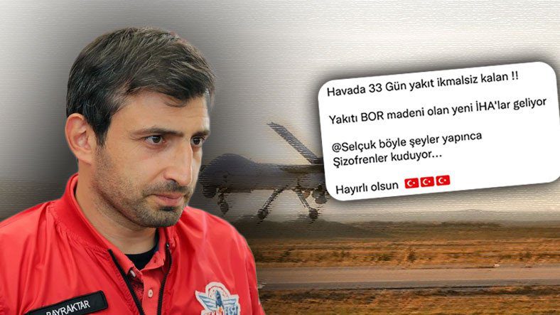 Selçuk Bayraktar Denies Boron Khiếu nại về UAV chạy bằng nhiên liệu
