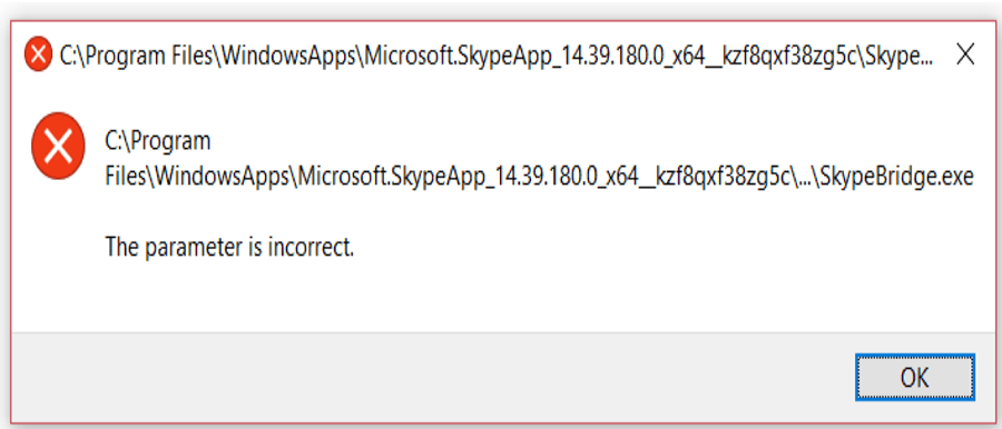 Windows 10: Cách sửa Skypebridge.exe