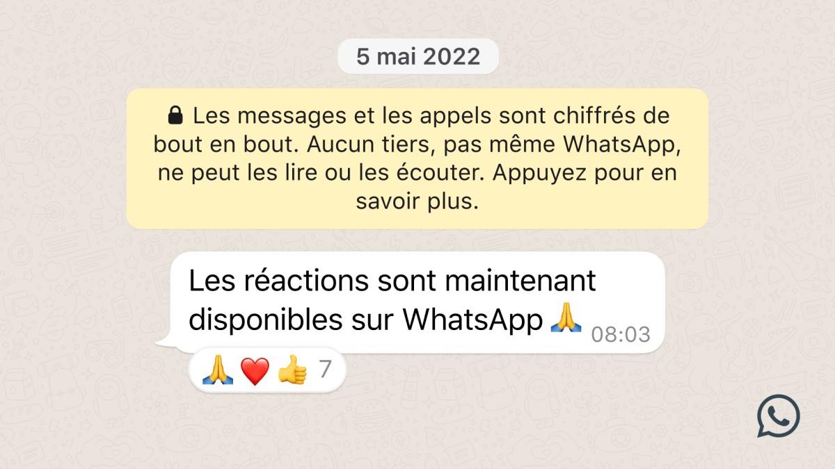 whatsapp-triển khai-phản ứng-biểu tượng cảm xúc