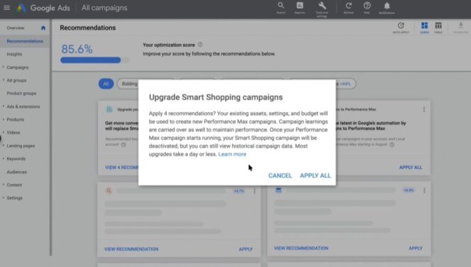 google-performance-max-update-smart-shopping-campaign