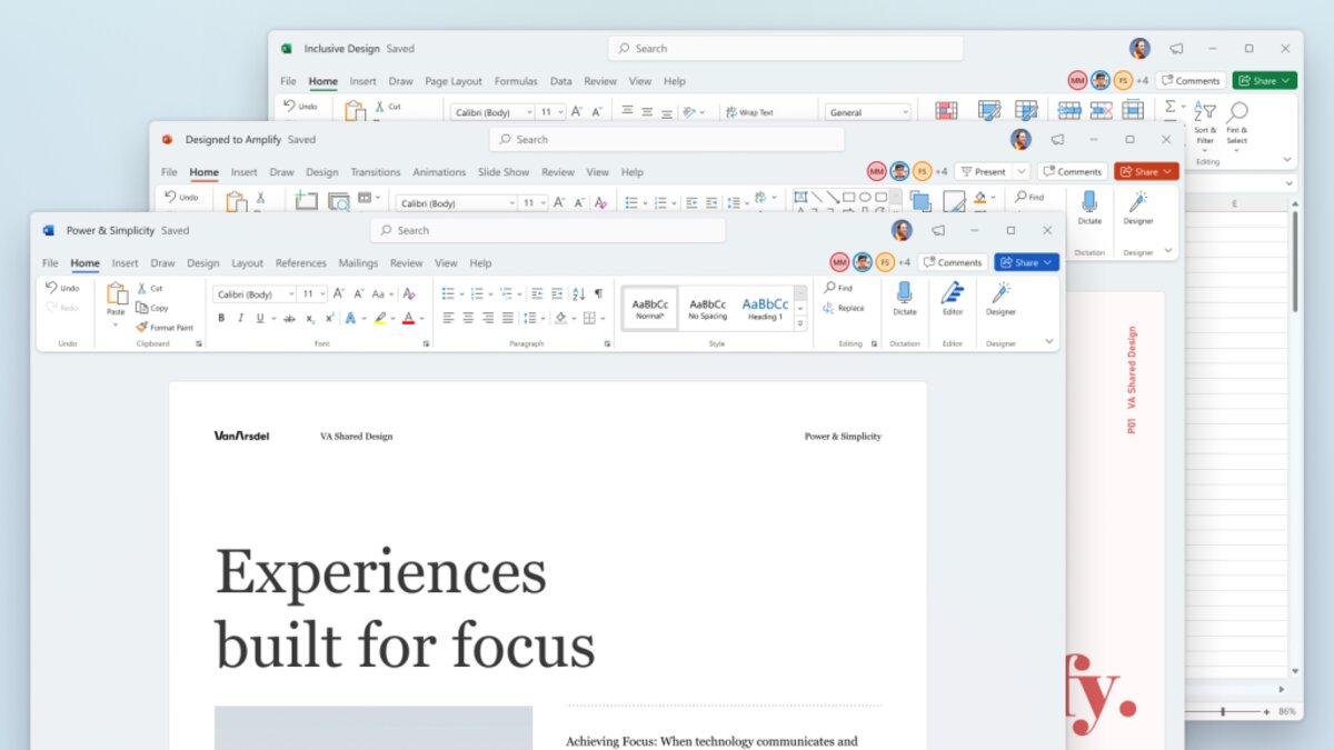 Microsoft Office giao diện mới