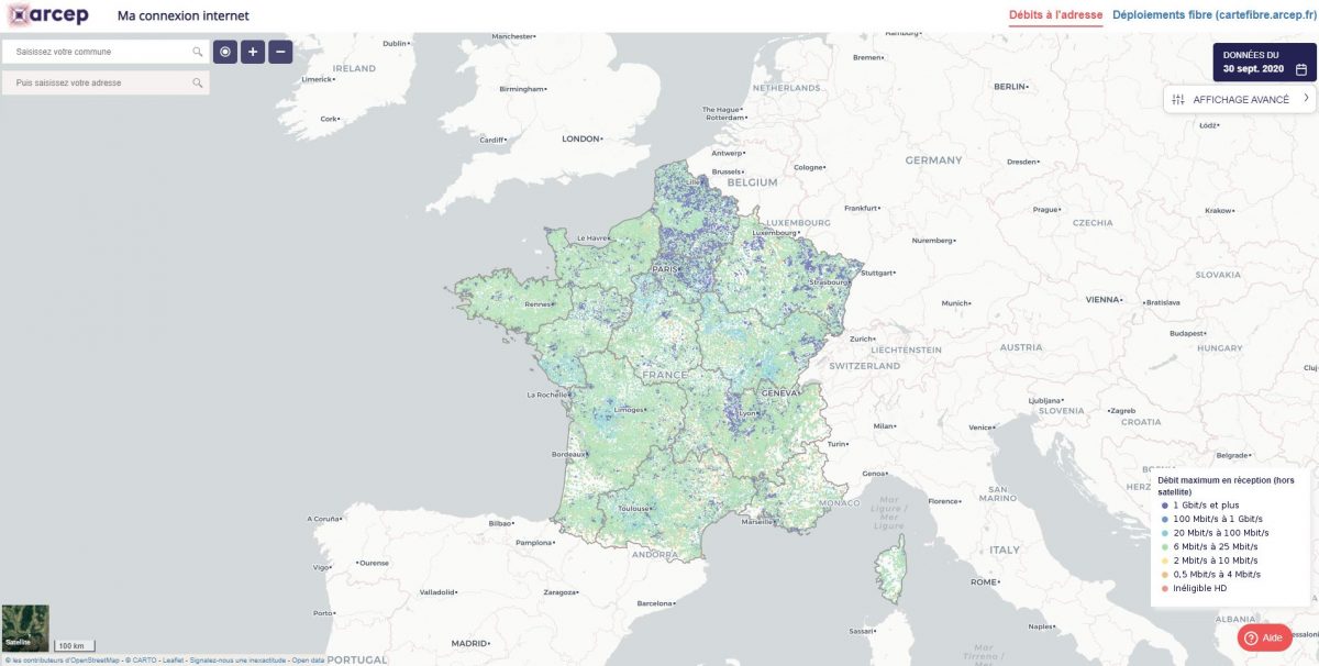 my-internet-connection-mapping-france