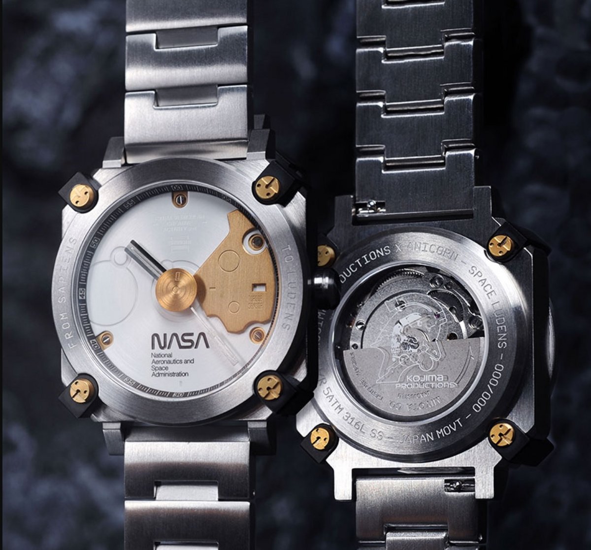 Đồng hồ Kojima x Nasa © Kojima Productions / NASA