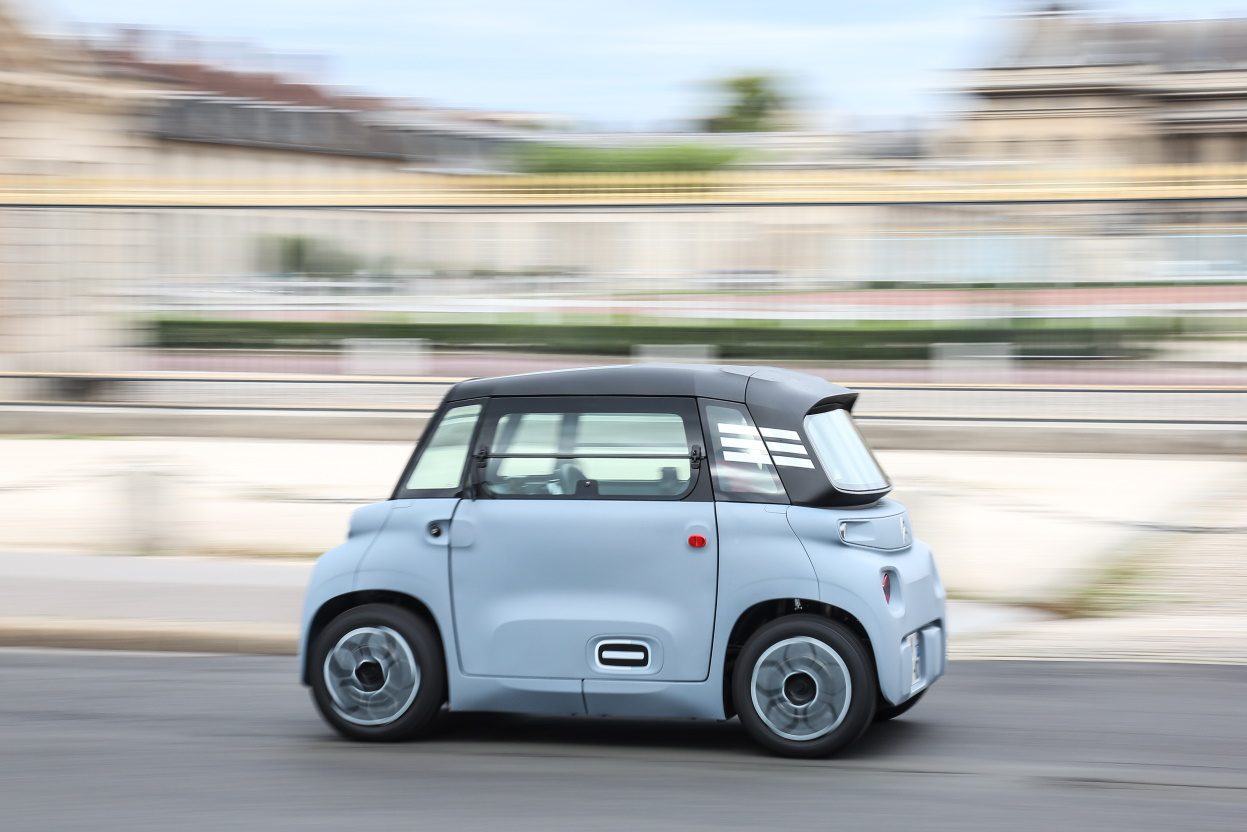 Vi testade Citroën Ami, elektrisk och olicensierad