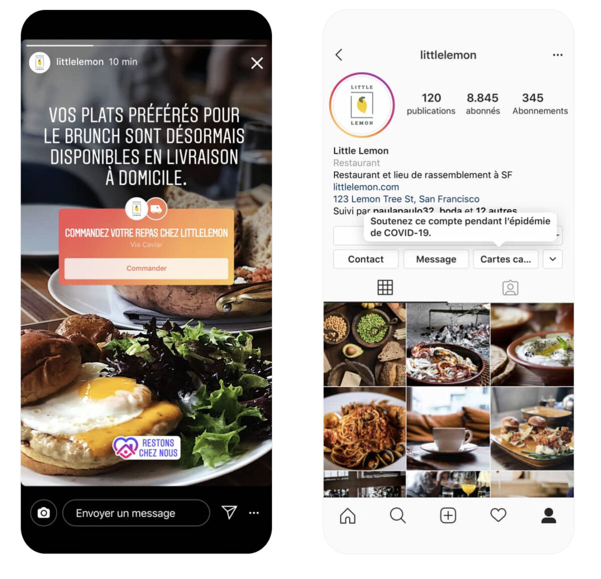 Instagram-sticker-nhà hàng