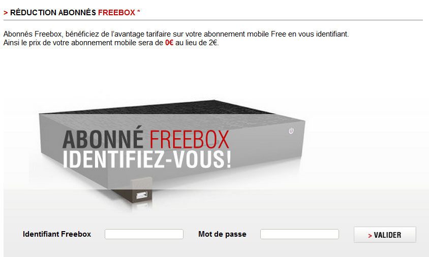 Gratis mobil: anslut ett Freebox-konto för att betala mindre för planen