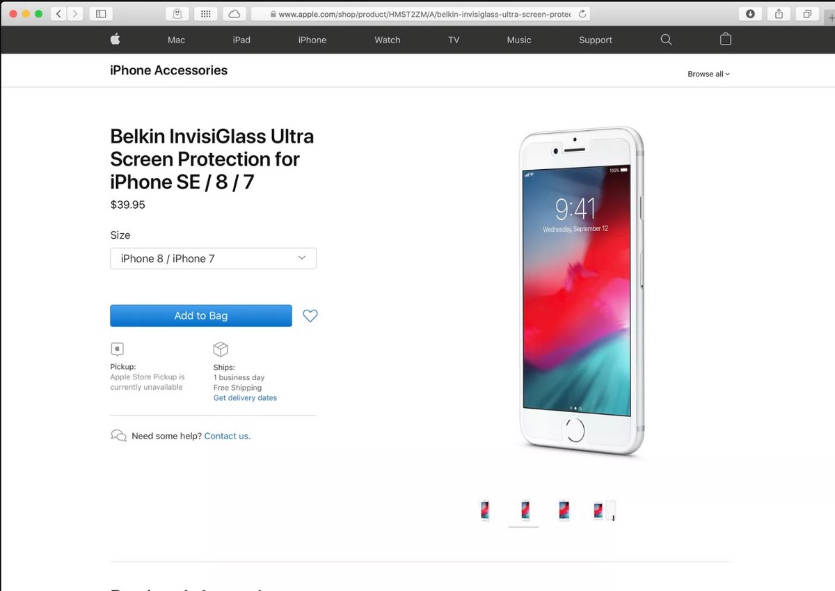 điện thoại Iphone 9 tờ sản phẩm Apple.Com