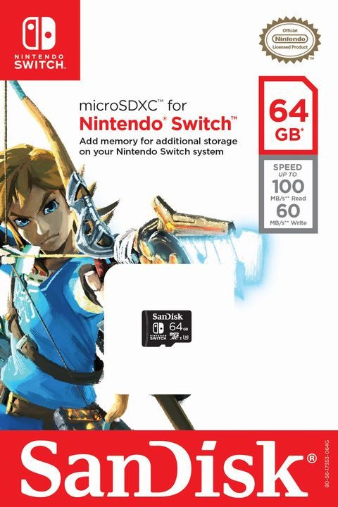 Nintendo Switch : minnet är för snävt, här är det officiella microSD-kortet!
