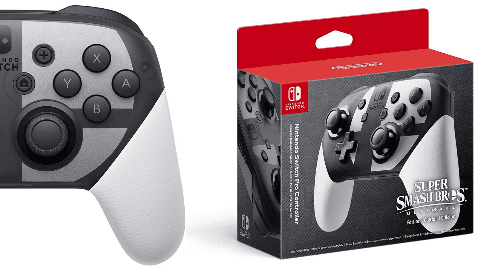 Nintendo Switch Pro Super Smash Bros Ultimate Remote Control är på en galen rea!