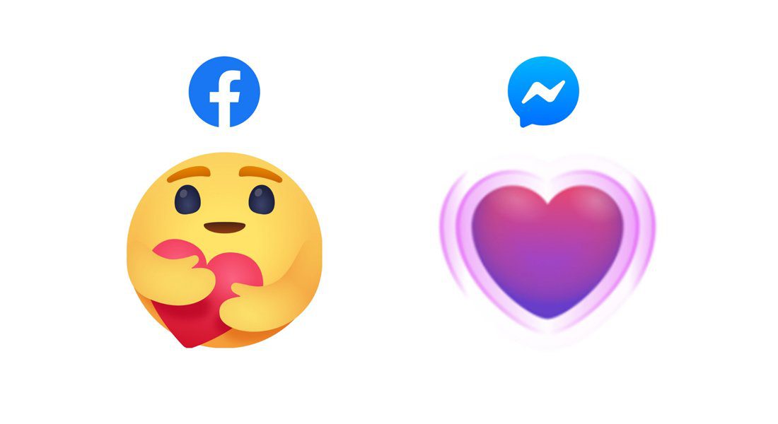 Facebook lägger till två emojis för att visa tillgivenhet (trots social distansering)