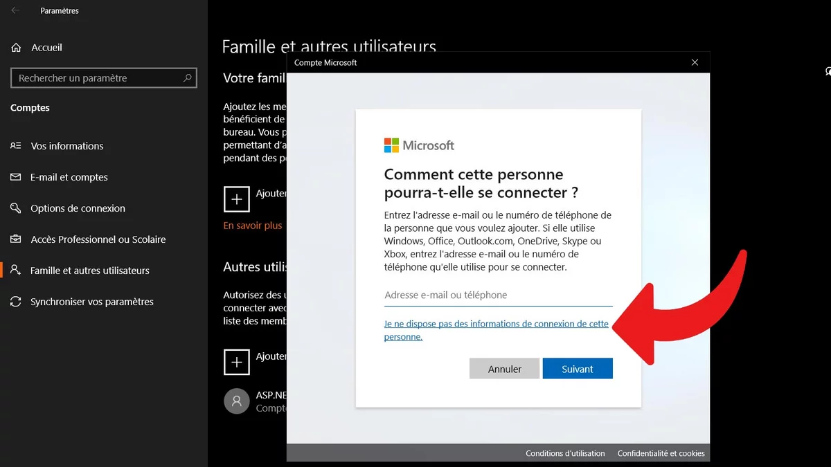 Windows  10 tạo tài khoản khách