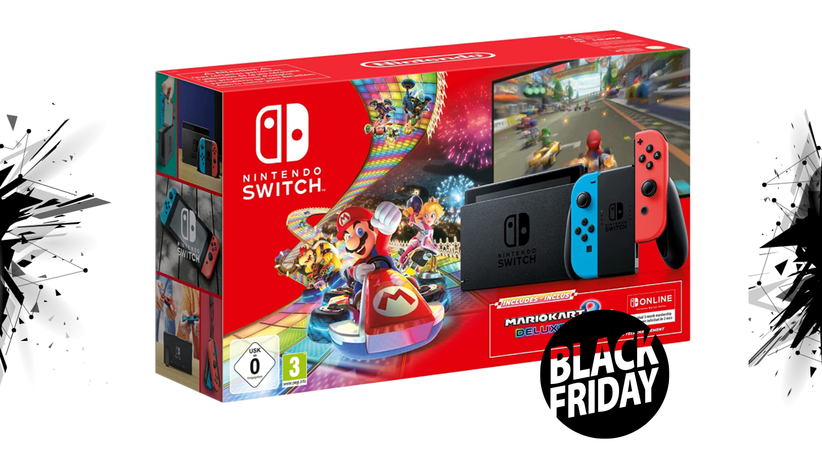 För sin Black Friday sänker Amazon priset på den lyxiga Nintendo Switch Mario Kart 8-konsolen