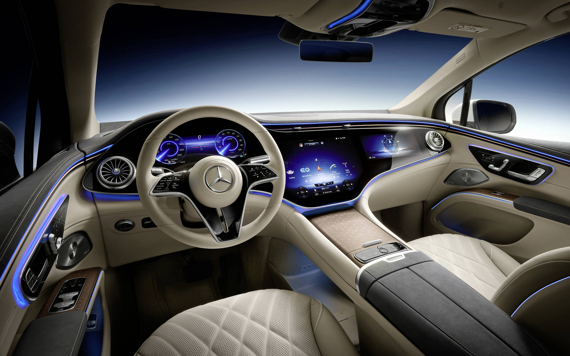 Mercedes avslöjar EQS:s ultrafuturistiska interiör och den kommer inte att tillfredsställa alla