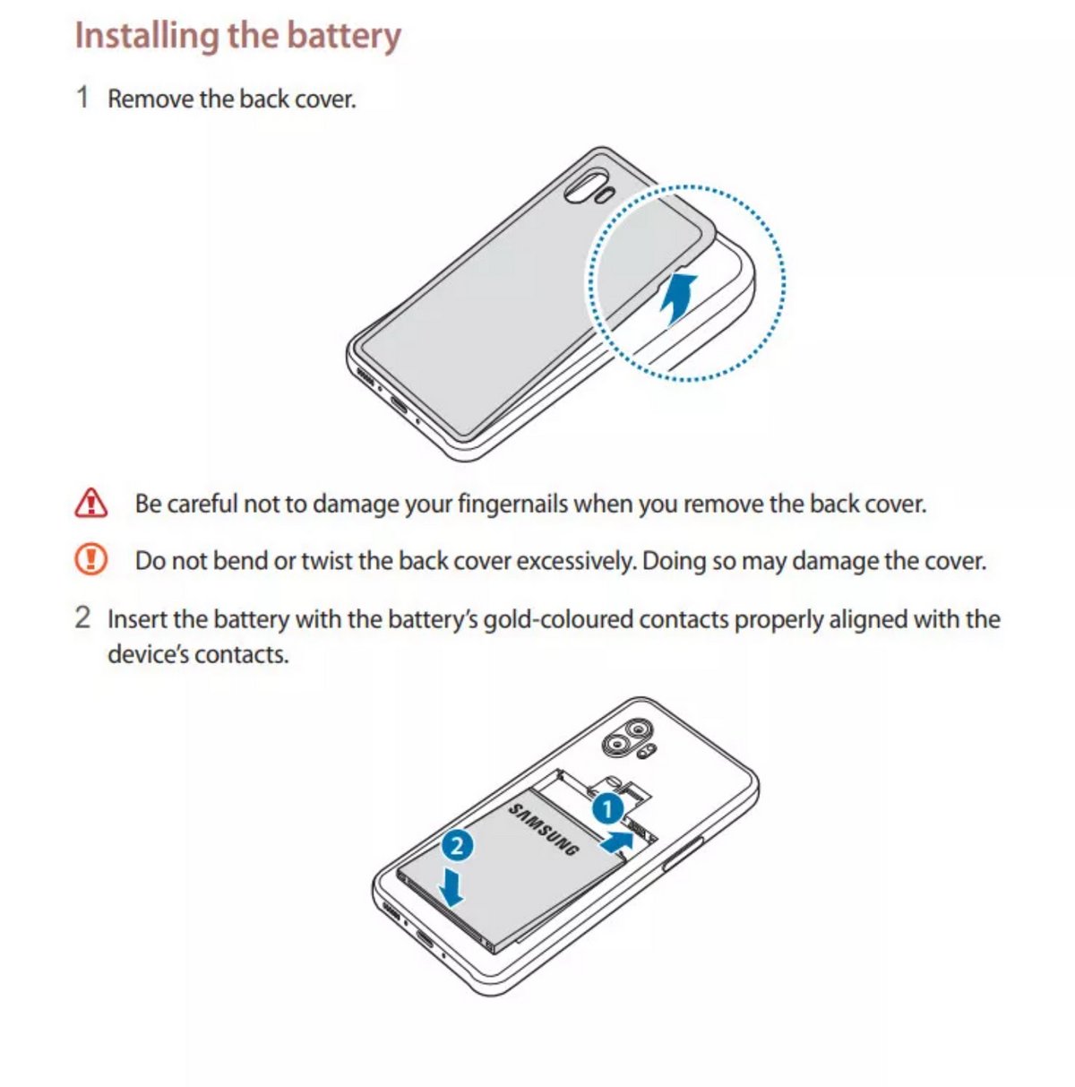 SAMSUNG Galaxy Xcover 6 Pin chuyên nghiệp © Samsung