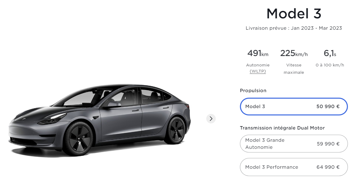 Mô hình Tesla 3 Giá tháng 5 năm 2022