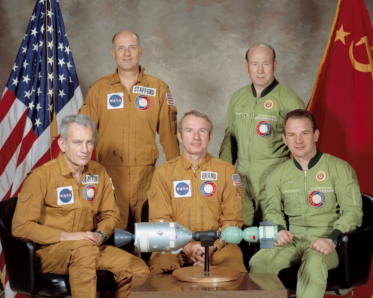 Phi hành đoàn Apollo Soyuz 1975 © NASA