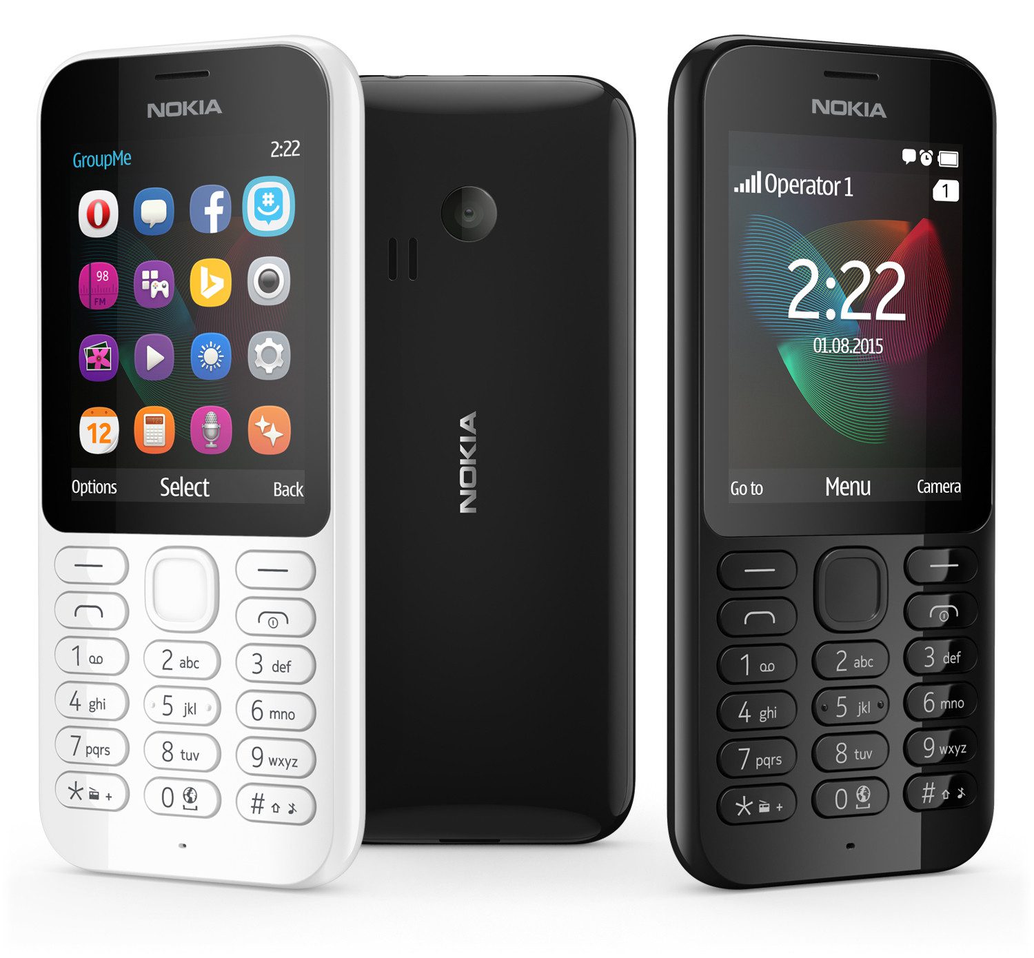 Nokia 222: “Dum telefon” ansluten med eldfast till smartphone