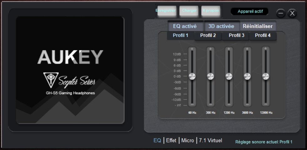 Phần mềm Aukey GH-S5 EQ