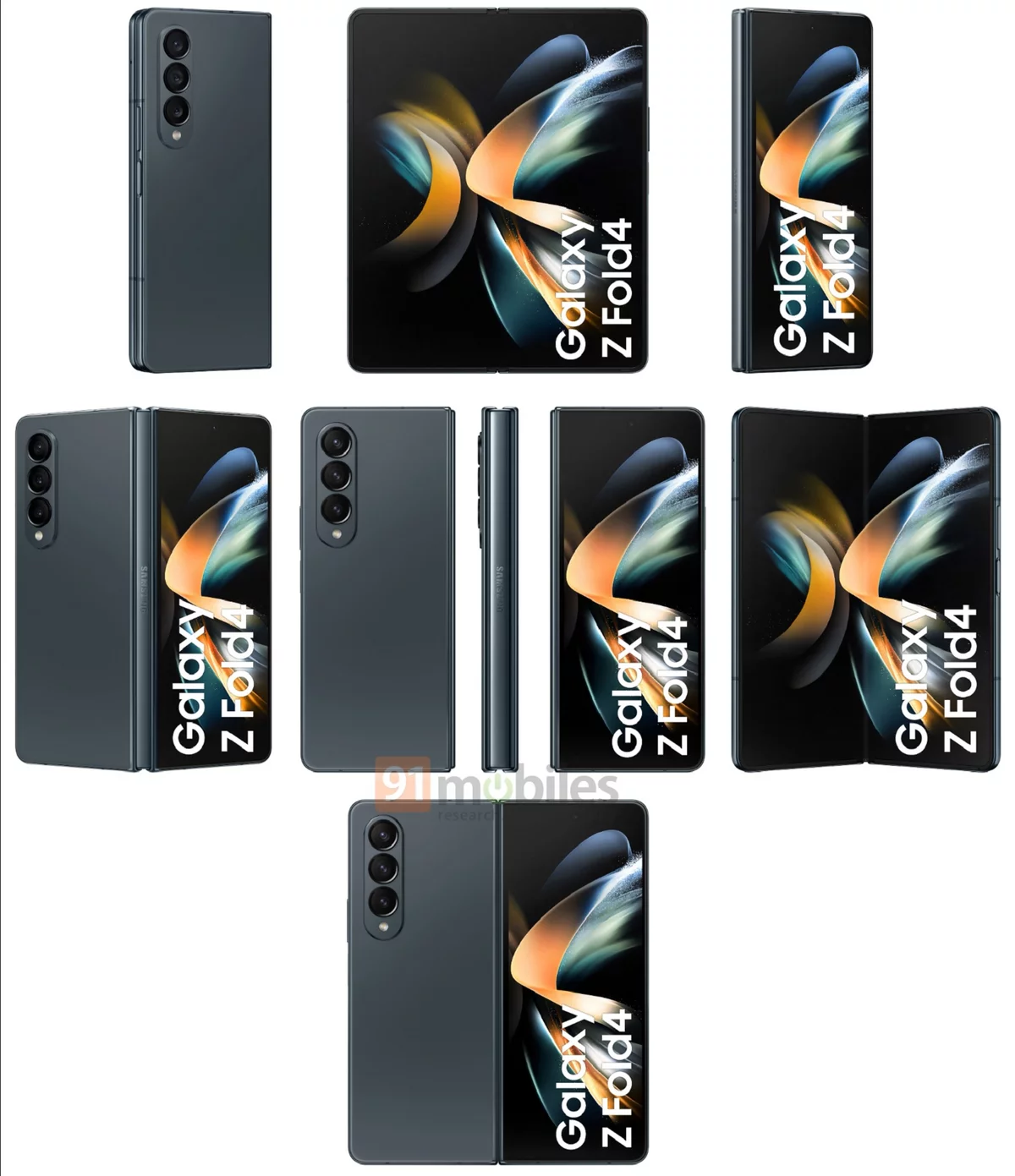 SAMSUNG Galaxy Z Fold 4  © 91Mobiles
