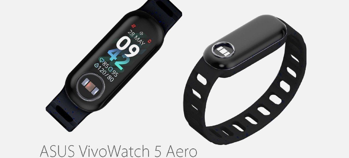 ASUS lança pulseira inteligente VivoWatch 5 Aero com sensor de ECG