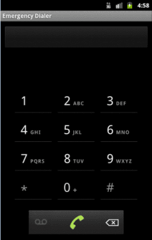 Trình quay số khẩn cấp của Android