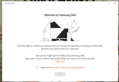 Android: Vào Chế độ Samsung DeX trên Linux