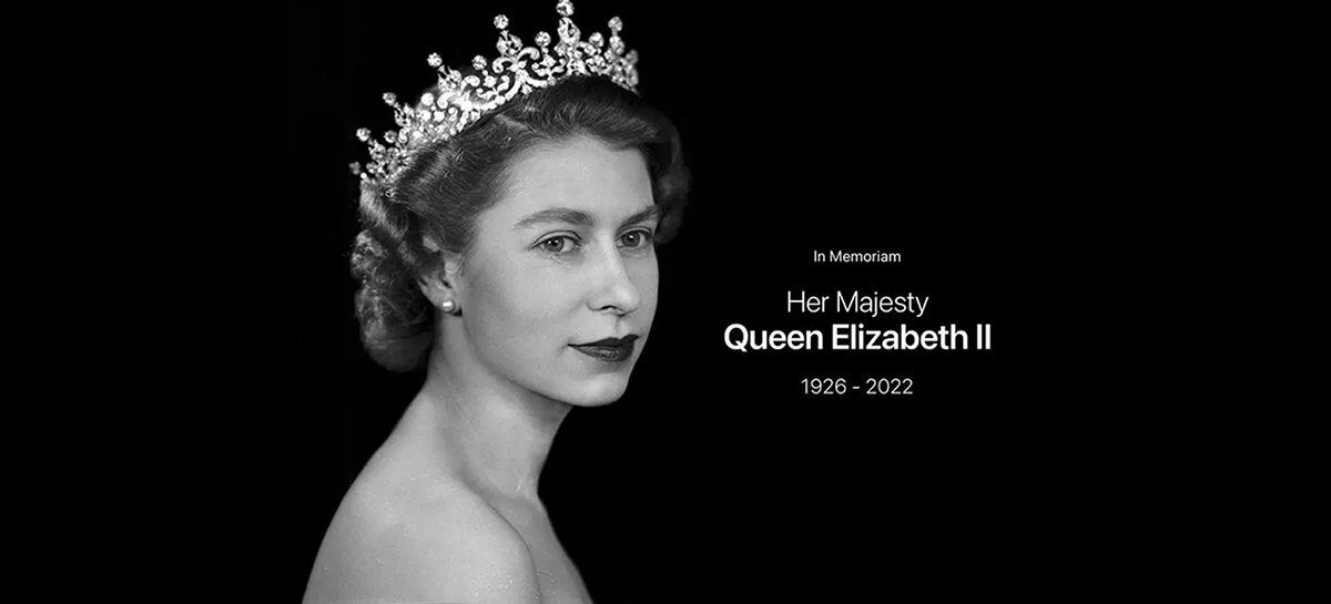 Apple, Google e Microsoft prestam homenagens à Rainha Elizabeth II