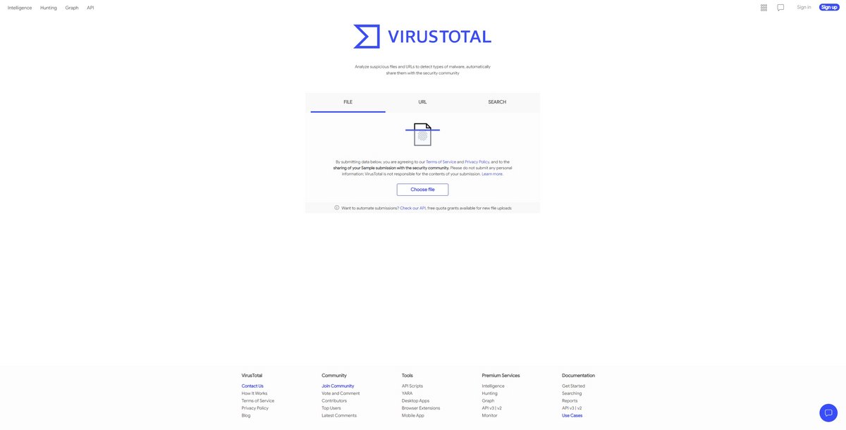 VirusTotal © Ảnh chụp màn hình