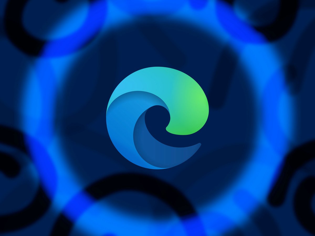Biểu ngữ logo Microsoft Edge #disc
