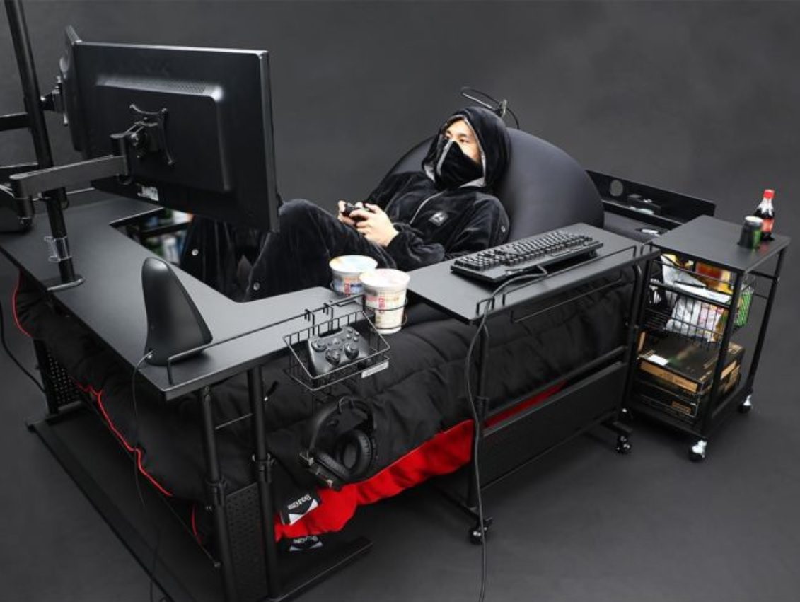 Bauhutte Japan lanserar sin Gaming Bed, en enkelspelarsäng…