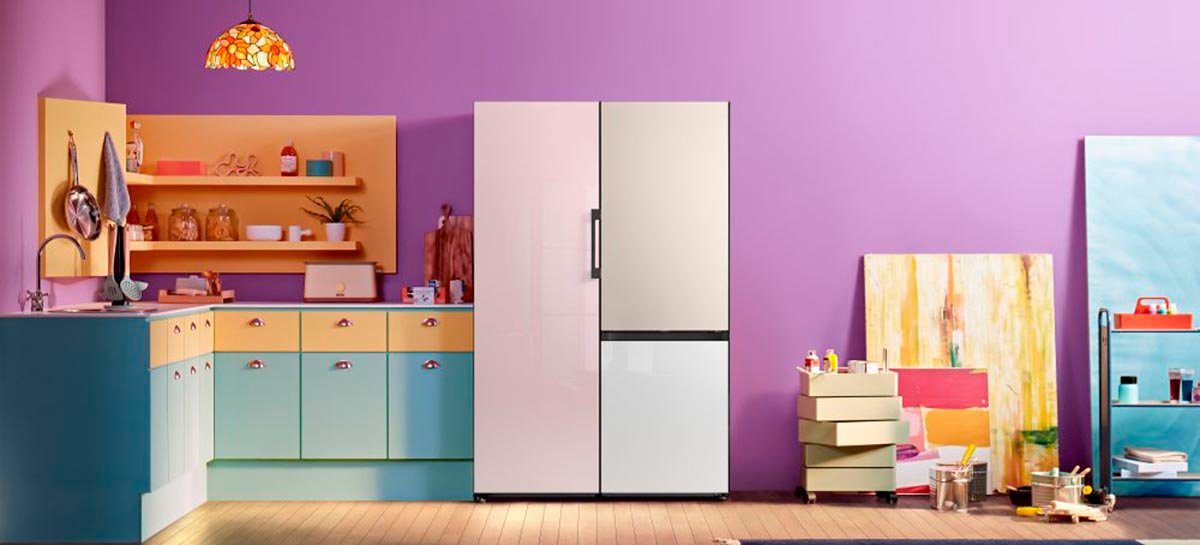 Bespoke: Samsung lança linha de geladeiras customizáveis no Brasil