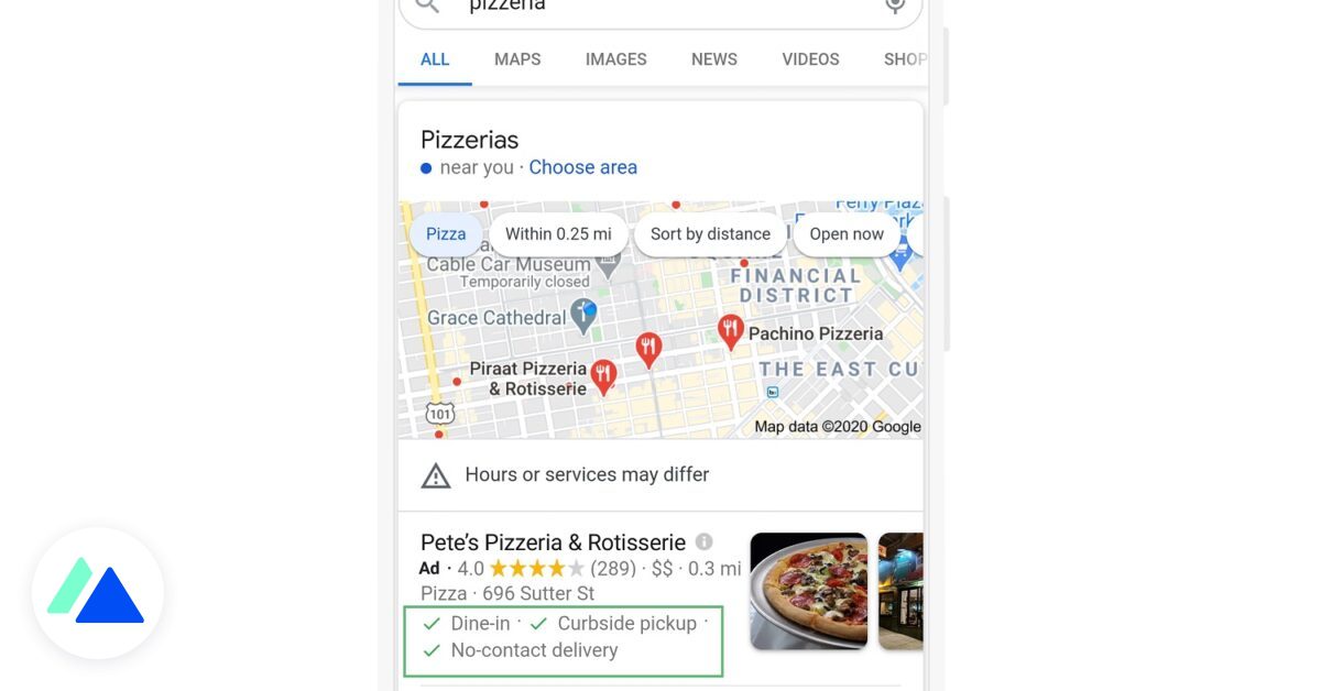 Google bas: nya tjänster för att övertyga kunderna att komma till butiken