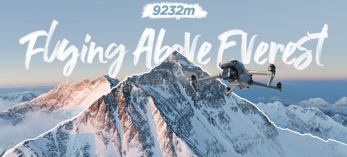 DJI Mavic Drone 3 cất cánh từ Everest và đạt độ cao 9232 mét, nơi mà ngay cả trực thăng cũng không bay tới
