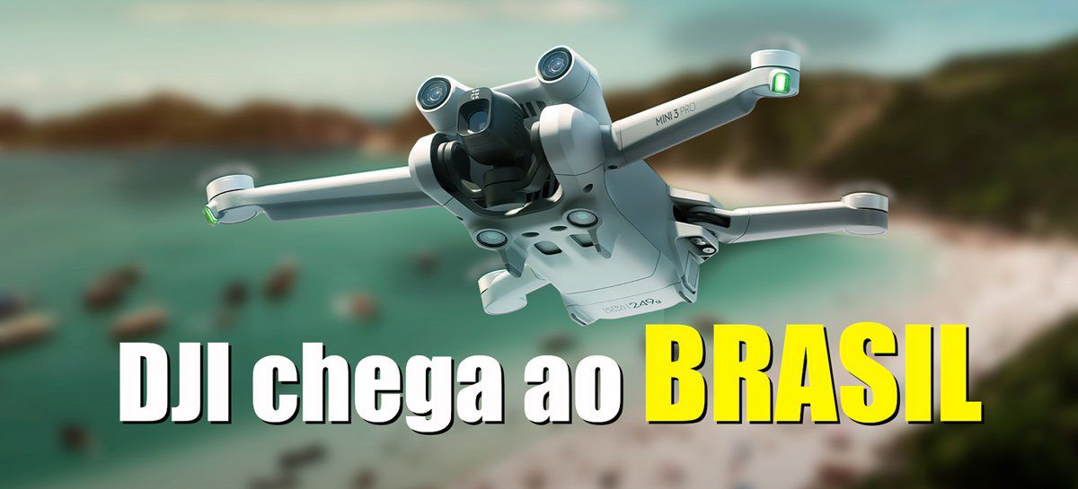 Drone DJI Mini 3 Pro chega ao Brasil a partir de R$7.999 [+CUPOM = R$7.599]